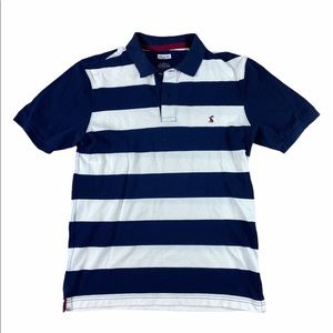 mens joules classic fit striped polo shirt  small